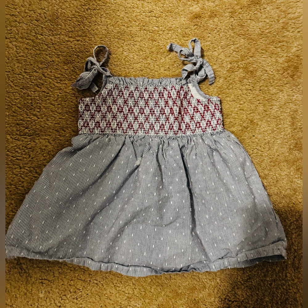 Gymboree Blue and White Lined top